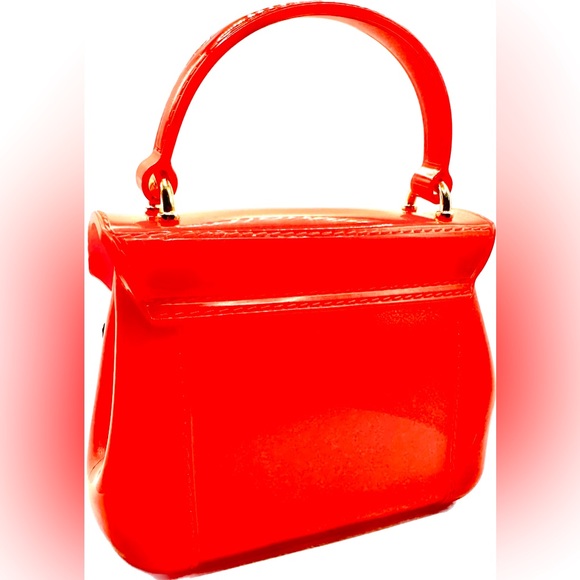 Adorable Mini Red Jelly Handbag, Good Preowned Condition - Picture 2 of 7